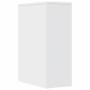 Narrow bathroom cabinet with wheels, engineered wood, white by , Lockers and storage cabinets - Ref: Foro24-855277, Price: 76...