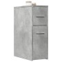 Narrow bathroom cabinet with wheels, gray wood concrete by , Lockers and storage cabinets - Ref: Foro24-855280, Price: 71,87 ...