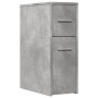 Narrow bathroom cabinet with wheels, gray wood concrete by , Lockers and storage cabinets - Ref: Foro24-855280, Price: 71,87 ...