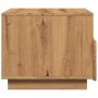 Handcrafted oak coffee table with LED lights 50x49x40 cm by , Coffee table - Ref: Foro24-857709, Price: 77,66 €, Discount: %