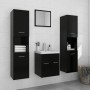 Conjunto de muebles de baño aglomerado negro de , Muebles de baño - Ref: Foro24-3071487, Precio: 280,61 €, Descuento: %