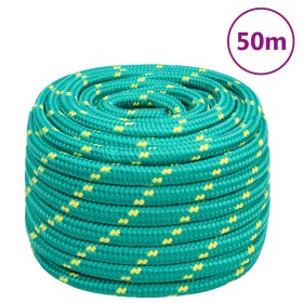 Green 20 mm 50 m polypropylene boat rope by , Ropes and metal cords - Ref: Foro24-152739, Price: 73,99 €, Discount: %