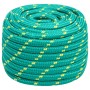 Green 20 mm 50 m polypropylene boat rope by , Ropes and metal cords - Ref: Foro24-152739, Price: 65,80 €, Discount: %