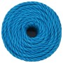 Blue polypropylene work rope 20 mm 100 m by , Ropes and metal cords - Ref: Foro24-152992, Price: 120,99 €, Discount: %