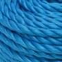 Blue polypropylene work rope 20 mm 100 m by , Ropes and metal cords - Ref: Foro24-152992, Price: 120,99 €, Discount: %