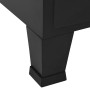 Armario oficina indutrial puertas malla acero negro 75x40x120cm de , Armarios archivadores - Ref: Foro24-145355, Precio: 290,...