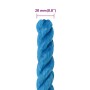 Cuerda de trabajo polipropileno azul 20 mm 25 m de , Sogas y cuerdas metálicas - Ref: Foro24-152990, Precio: 35,99 €, Descuen...