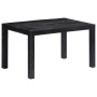 Mesa de comedor de madera maciza de mango negra 140x80x76 cm de , Mesas de cocina y de comedor - Ref: Foro24-247990, Precio: ...