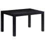 Mesa de comedor de madera maciza de mango negra 140x80x76 cm de , Mesas de cocina y de comedor - Ref: Foro24-247990, Precio: ...