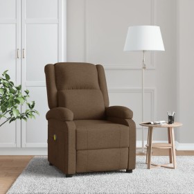 Electric massage armchair, brown fabric by , Electric massage chairs - Ref: Foro24-340938, Price: 209,08 €, Discount: %