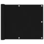 Balkonmarkise aus schwarzem Oxford-Stoff 75x300 cm von vidaXL, Sonnenschirme - Ref: Foro24-135056, Preis: 19,49 €, Rabatt: %