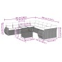 Gartensofa-Set 11-teilig mit Kissen aus synthetischem Rattan in Beige. von , Gartensets - Ref: Foro24-3268798, Preis: 927,01 ...