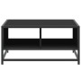 Mesa de centro madera ingeniería y metal negro 60,5x60,5x30 cm de , Mesas de centro - Ref: Foro24-848764, Precio: 55,43 €, De...