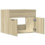 Plywood vanity cabinet in oak color 60x38.5x46 cm by , Bathroom furniture - Ref: Foro24-856207, Price: 44,04 €, Discount: %