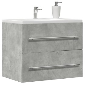 Armario para lavabo aglomerado gris hormigón 60x38,5x48 cm de , Muebles de baño - Ref: Foro24-856224, Precio: 50,28 €, Descue...