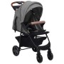 Carrito de bebés 2 en 1 de acero gris claro de , Cochecitos de bebé - Ref: Foro24-10371, Precio: 126,99 €, Descuento: %