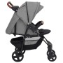 Carrito de bebés 2 en 1 de acero gris claro de , Cochecitos de bebé - Ref: Foro24-10371, Precio: 126,99 €, Descuento: %