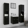 Engineered wood black bathroom furniture set by , Bathroom furniture - Ref: Foro24-3071037, Price: 164,92 €, Discount: %