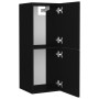 Engineered wood black bathroom furniture set by , Bathroom furniture - Ref: Foro24-3071172, Price: 163,46 €, Discount: %