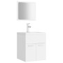 Set of white plywood bathroom furniture by , Bathroom furniture - Ref: Foro24-3071306, Price: 170,49 €, Discount: %