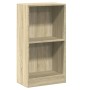 Estantería de madera contrachapada color roble 40x24x75 cm de , Librerías y estanterías - Ref: Foro24-800822, Precio: 40,52 €...