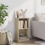 Plywood oak-colored wooden shelf 40x24x75 cm by , Bookcases and shelves - Ref: Foro24-800822, Price: 40,52 €, Discount: %