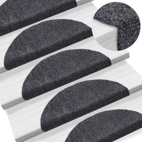 Self-adhesive stair treads 10 pcs gray 56x17x3 cm by , Stair mats - Ref: Foro24-149676, Price: 18,99 €, Discount: %