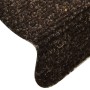 Self-adhesive stair tread mat 5 units 65x21x4 cm brown by , Stair mats - Ref: Foro24-149710, Price: 21,03 €, Discount: %