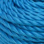 Blue polypropylene work rope 24 mm 100 m by , Ropes and metal cords - Ref: Foro24-152995, Price: 158,92 €, Discount: %