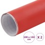 Folien für Autos 2 Stück mattes Rot 100x150 cm von , Fahrzeug-Vinyls - Ref: Foro24-210710, Preis: 24,08 €, Rabatt: %