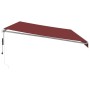 Automatic retractable awning with LED lights burgundy 600x350 cm by , Awnings - Ref: Foro24-3214997, Price: 751,51 €, Discoun...