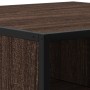 Engineered wood and metal brown coffee table 60.5x60.5x30 cm by , Coffee table - Ref: Foro24-848768, Price: 55,43 €, Discount: %