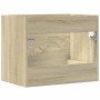 Bathroom cabinet made of Sonoma oak particle board, measuring 60x38.5x48 cm. by , Bathroom furniture - Ref: Foro24-856223, Pr...