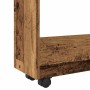 Schmaler Aufbewahrungswagen mit 3 Ebenen aus gealtertem Holz. von , Küchen- und Speisewagen - Ref: Foro24-855257, Preis: 53,8...