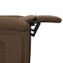 Electric brown fabric recliner by , Armchairs - Ref: Foro24-3098967, Price: 226,11 €, Discount: %