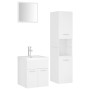 Engineered wood white bathroom furniture set by , Bathroom furniture - Ref: Foro24-3071396, Price: 225,22 €, Discount: %