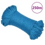 Cuerda de trabajo polipropileno azul 8 mm 250 m de , Sogas y cuerdas metálicas - Ref: Foro24-152970, Precio: 48,47 €, Descuen...