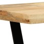 Banco de madera maciza de mango 160 cm de , Bancos de comedor y cocina - Ref: Foro24-247953, Precio: 148,36 €, Descuento: %