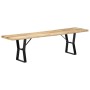 Banco de madera maciza de mango 160 cm de , Bancos de comedor y cocina - Ref: Foro24-247953, Precio: 148,36 €, Descuento: %