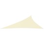 Toldo de vela triangular tela Oxford color crema 4x5x6,4 m de vidaXL, Sombrillas - Ref: Foro24-135239, Precio: 40,83 €, Descu...