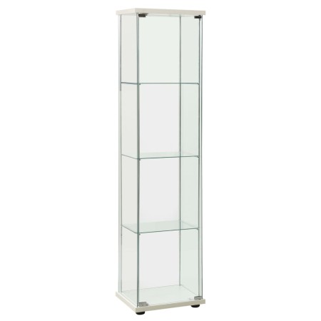 Aufbewahrungsschrank aus gehärtetem weißen Glas von , Schließfächer und Lagerschränke - Ref: Foro24-322795, Preis: 219,48 €, ...