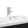 Mueble de baño con lavabo integrado negro de , Tocadores de baño - Ref: Foro24-3278765, Precio: 220,52 €, Descuento: %