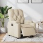 Cream fabric electric recliner chair by , Armchairs - Ref: Foro24-3204695, Price: 251,62 €, Discount: %