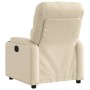 Sillón reclinable eléctrico de tela crema de , Sillones - Ref: Foro24-3204695, Precio: 251,62 €, Descuento: %