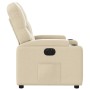 Sillón reclinable eléctrico de tela crema de , Sillones - Ref: Foro24-3204695, Precio: 251,62 €, Descuento: %