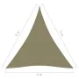 Dreieckige Segelmarkise Oxford beige Stoff 4x5x5 m von vidaXL, Sonnenschirme - Ref: Foro24-135179, Preis: 39,41 €, Rabatt: %