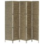 5-panel water hyacinth brown room divider 193x160 cm by , Room dividers - Ref: Foro24-247351, Price: 147,39 €, Discount: %