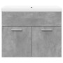 Mueble de baño con lavabo integrado gris hormigón de , Muebles de baño - Ref: Foro24-3324858, Precio: 153,46 €, Descuento: %