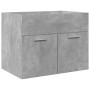 Mueble de baño con lavabo integrado gris hormigón de , Muebles de baño - Ref: Foro24-3324858, Precio: 153,46 €, Descuento: %