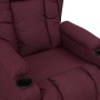 Sillón reclinable de tela morado de , Sillones - Ref: Foro24-339055, Precio: 218,13 €, Descuento: %